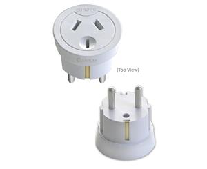 Sansai Travel Power Adapter Outlet AU/NZ Socket to Plug Asia EU/Bali/Middle East