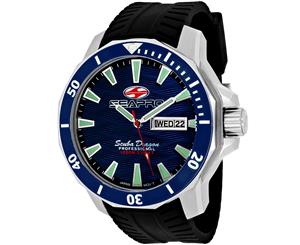 Seapro Men's Scuba Dragon Diver Limited Edition 1000 Meters Blue Dial Watch - SP8311