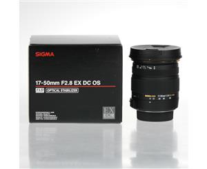 Sigma 17-50mm f/2.8 EX DC OS HSM Lens For Nikon Mount