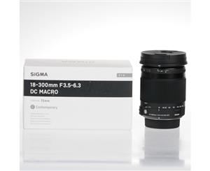 Sigma 18-300mm f/3.5-6.3 DC Macro OS HSM Contemporary Lens - Nikon