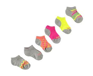 Skechers Girls 6 Pack Socks - Light Multi