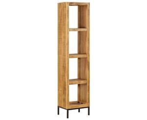 Solid Mango Wood Bookshelf 40x30x175cm Storage Rack Shelving Cabinet