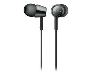 Sony MDR-EX155AP In-Ear Stereo Headphones with Remote - Au Stock - Black