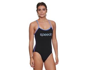 Speedo Women's Sierra One Piece Swimsuit - Black/Impression