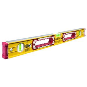 Stabila Hand Hole Box Frame Ribbed Level 3 Vial Trade with Non Slip End Caps