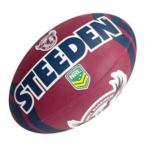 Steeden NRL Manly Warringah Sea Eagles Supporter Rugby League Ball
