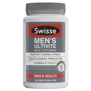 Swisse Men's Ultivite Multivitamin 120 Tablets