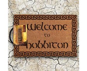 The Hobbit Welcome to Hobbiton Door Mat