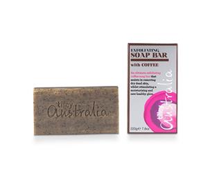 Tilley Coffee Exfoliating Natural Soap Bar 220g