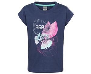 Trespass Childrens Girls Leia T-Shirt (Navy) - TP4624