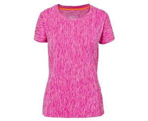 Trespass Womens/Ladies Daffney Active T-Shirt (Pink Glow Marl) - TP4047
