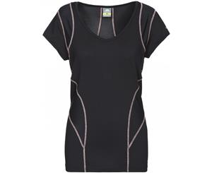 Trespass Womens/Ladies Erlin Short Sleeve Sports T-Shirt (Black) - TP3444