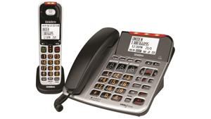 Uniden SS E47+1 Sight & Sound Enhanced Corded & Cordless Phone