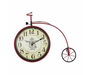 Vintage Bicycle Clock Rustic Design Handmade Wall Clock