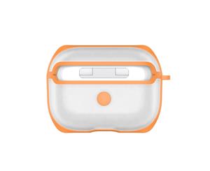 WIWU APC001 Airpods Pro Case TPU+PC Waterproof Protective Cover Case for Apple Airpods Pro-Orange