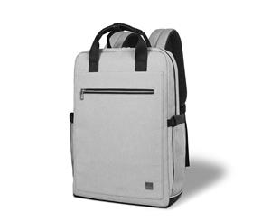 WIWU Pioneer Pro Backpack Nylon Laptop Backpack Large Capacity School Lightweight Backpack-Grey