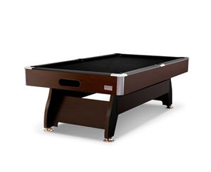Walnut 7FT Black Modern Design Pool Snooker Billiard Table Accessories