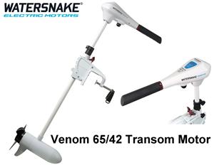 Watersnake Venom SXW 65/42 Transom Mount Electric Motor- 42'' Shaft - 65lb Thrust