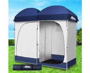 Weisshorn Double Camping Shower Toilet Tent Outdoor Portable Change Room Ensuite