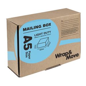 Wrap & Move 220 x 160 x 77mm A5 Mail Box