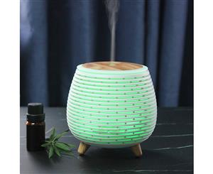 100Ml Humidifier Aromatherapy Diffuser 7 Colour Led Ultrasonic Mist - White