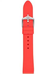 18mm Red Silicone Strap