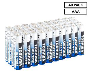 2 x Toshiba Alkaline AAA Batteries 20-Pack