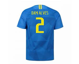 2018-2019 Brazil Away Nike Football Shirt (Dani Alves 2)