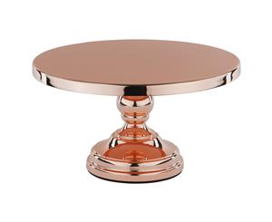30 cm (12-inch) Flat-Top Cake Stand | Rose Gold Plated | Le Gala Collection