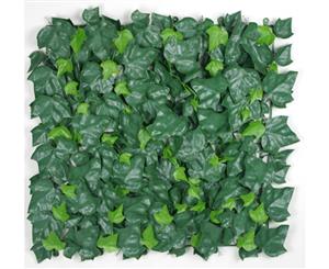 4x Ivy Leaf Screen Green Wall Panel UV Resistant 50cm x 50cm