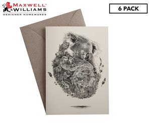 6 x Maxwell & Williams Marini Ferlazzo Greeting Card - Koala Friends