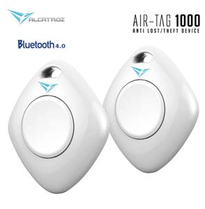 ALCATROZ Air-Tag 1000 (White) Twin Pack Bluetooth Security Tag