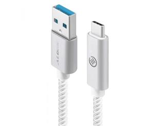 ALOGIC 1m USB 3.1 (GEN 2) USB-A (Male) to USB-C (Male) Cable-Prime Series-Silver