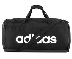 Adidas 71.5L Linear Logo Large Duffle Bag - Black/White