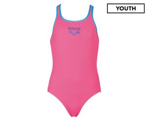 Arena Girls' True Sport Pro Back One Piece Swimsuit - Aphrodite/Turquoise