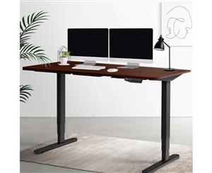 Artiss Standing Desk Sit Stand Table Motorised Electric Height Adjustable Frame Riser Dual Motor Wooden Laptop Computer Stand Home Office Workstation