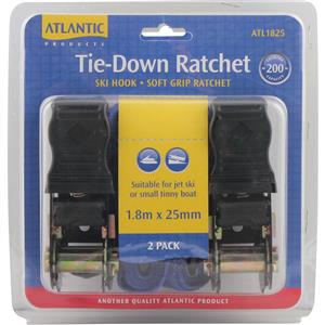 Atlantic Tie Down Ski Kit 1.8m x 25mm Pair