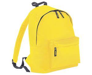 Bagbase Fashion Backpack / Rucksack (18 Litres) (Yellow/Graphite Grey) - BC1300