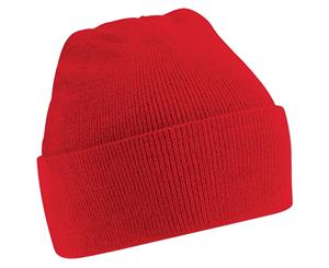 Beechfield Unisex Junior Kids Knitted Soft Touch Winter Hat (Classic Red) - RW245