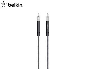Belkin 1.2m Mixitup 3.5mm Metallic AUX Audio Cable - Black