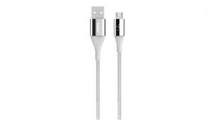 Belkin Duratek Micro USB to USB Cable - Silver