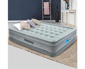 Bestway Air Beds Queen Air Bed Inflatable Mattress Built-in Pump Camping
