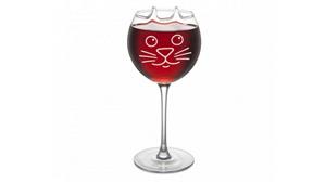 Big Mouth The Purrfect Pour Cat Wine Glass