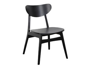 Bohemio Furniture - Finn Dining Chair - Black Timber