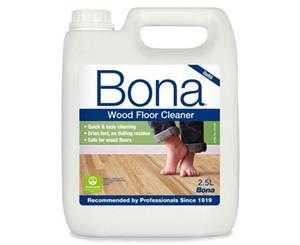 Bona 2.5L Wood Floor Cleaner/Maintenance for Timber/Wooden Surface Cleaning