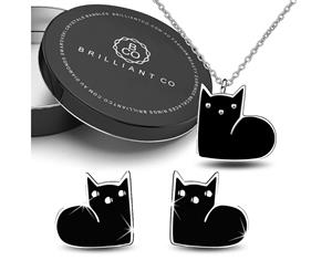Boxed MewMew Necklace and Earrings Set