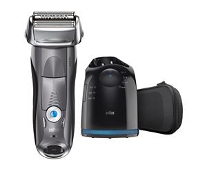 Braun Series 7 7865cc Wet and Dry Men's Electric Foil Shaver - Grey (without Clean & Renew cartridge)