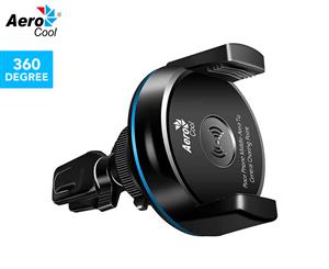 Car Wireless Charger For Dash Board Premium 360 Rotatable Support Apple/ Android Phones -AeroCool Brand