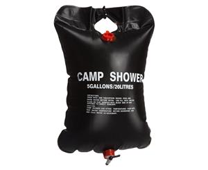 Caribee 20L Solar Camp Shower - Black