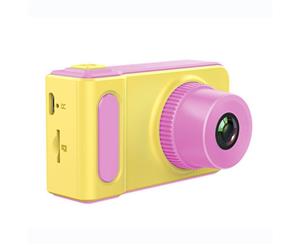 Catzon Mini Lovely Kids Camera Toddler Digital Camera DIY Creative Birthday Gifts for Kids (Pink)